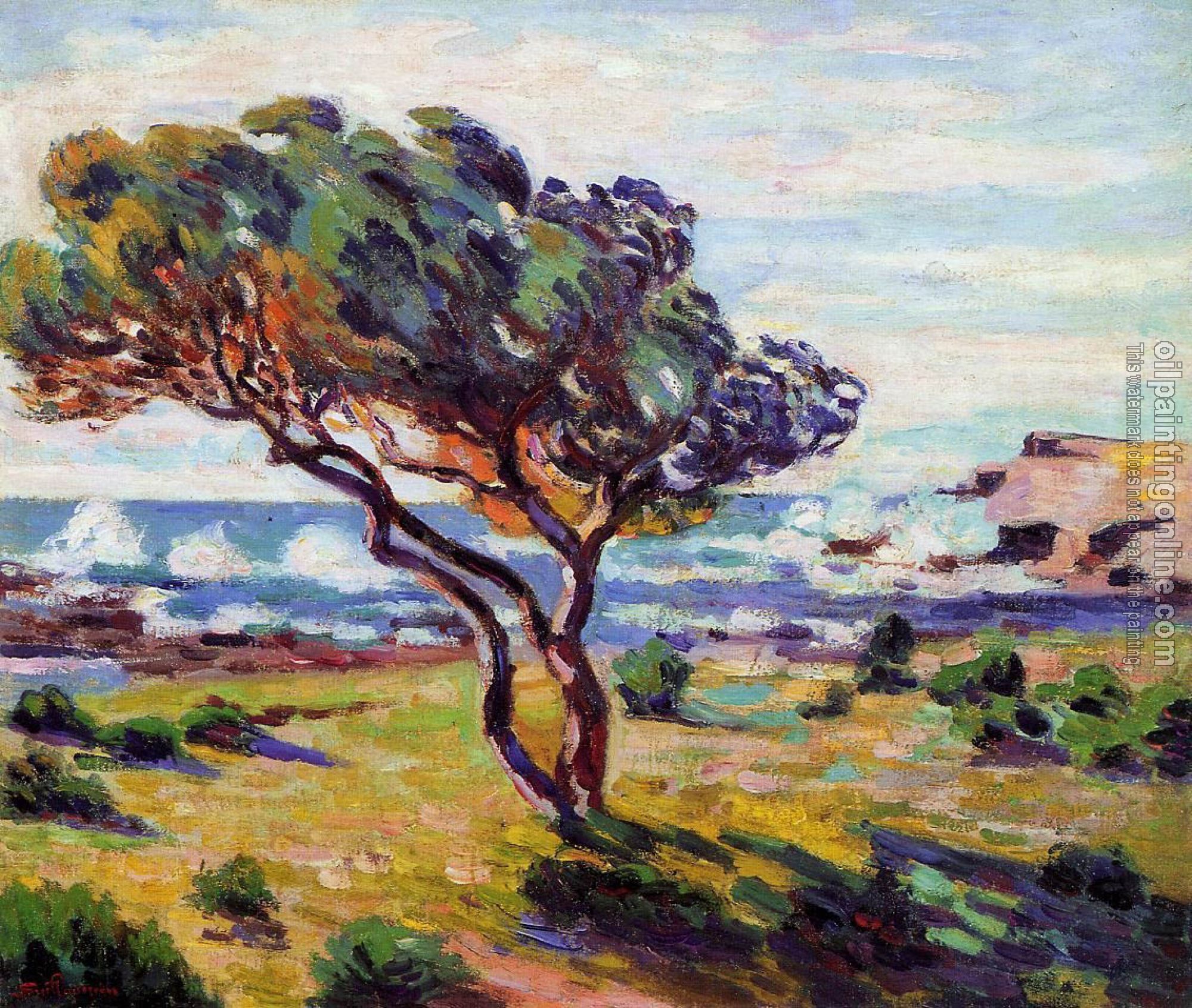 Guillaumin, Armand - Gust of Wind, le Brusc